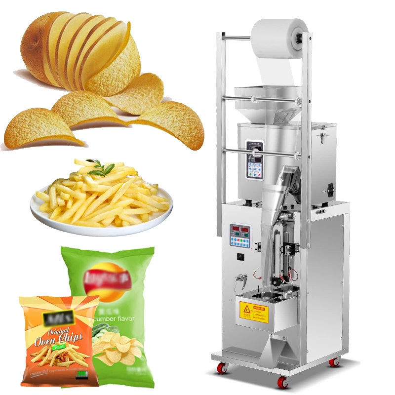 Многофункциональная машина для взвешивания и наполнения чипов, упаковочная машина