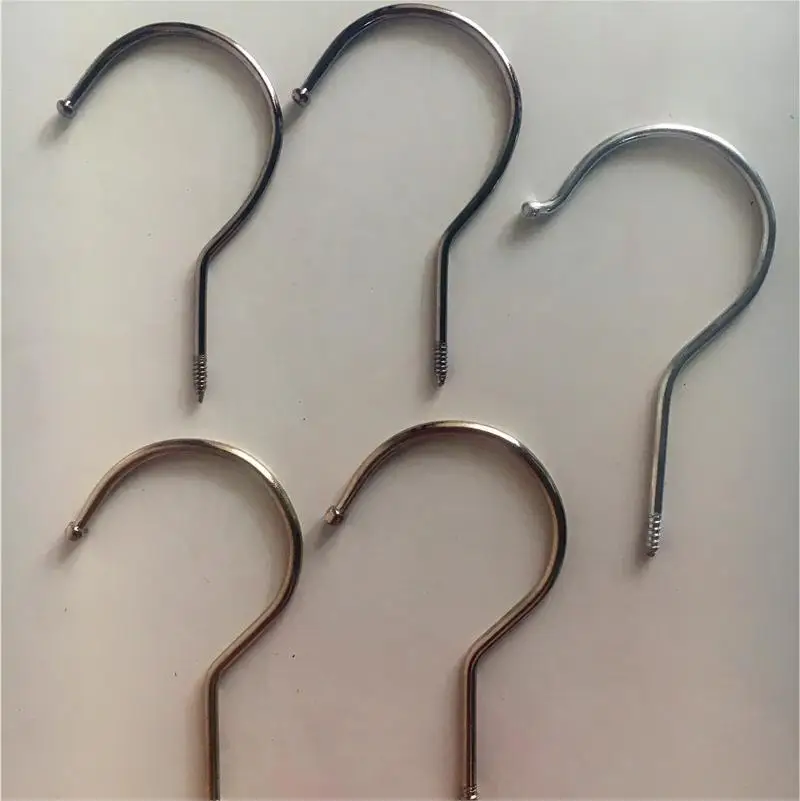 Bright Chrome Plated Hook Hanger Accessory for Wood Hangers connect