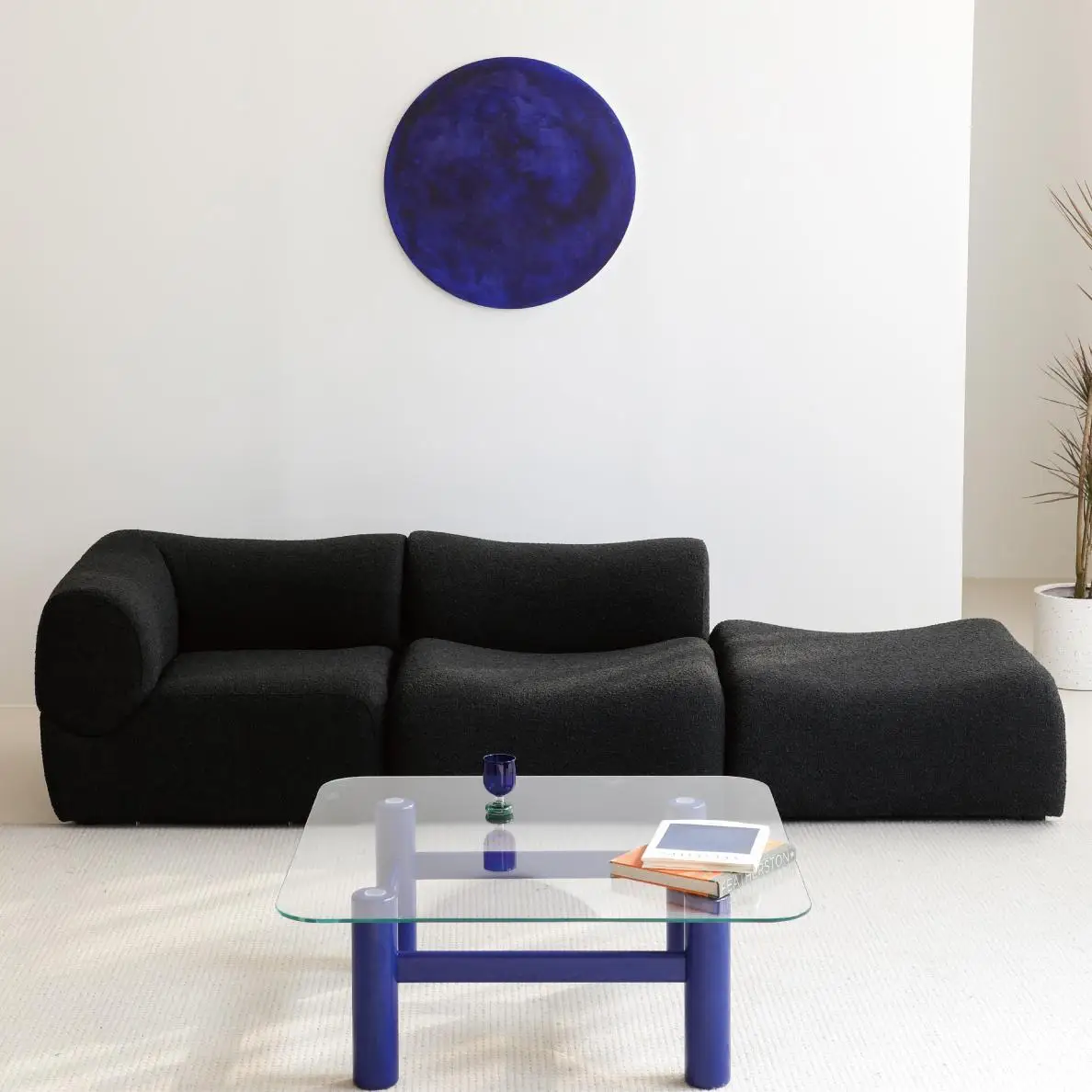 Small Apartment Living Room Corner Design Bedroom Compression Sofa Creative Combination Module Sponge Set Cross-Border Foreign