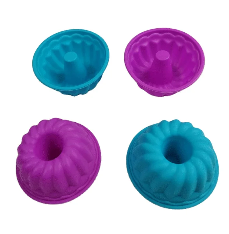 12/24 pack Pumpkin Shape Silicone Baking Cake Molds Nonstick Cupcake Liners Bpa Free Fancy Dessert Tray - Jelly and Muffin Cups