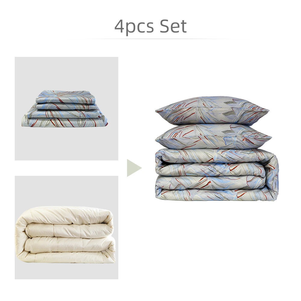 Быстрая доставка набор пододеяльников 100% австрийскому эвкалипту и шерстяному одеялу
