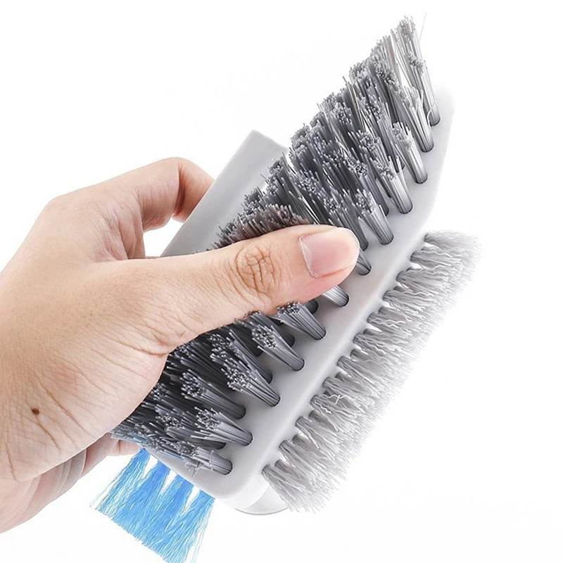 New Multifunctional Eco-friendly Cleaning Brush TPR/PP Material Integrated Bathroom Floor Wall Corner Gap Seam Scraping Brushes