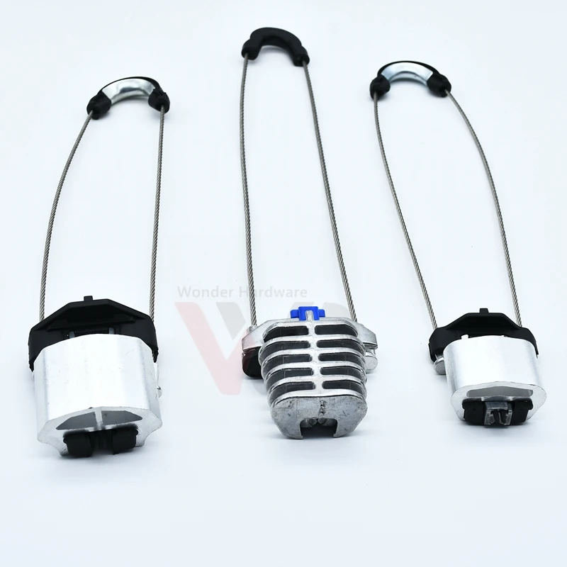 PA06 Aluminum alloy ADSS Tension Clamp Fiber Optic Figure 8 Cable Clamp  Anchor  adjustable wire clamp