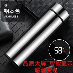 Insulated water bottle vacuum flask Smart Thermos Water Bottle with Led Temperature Display