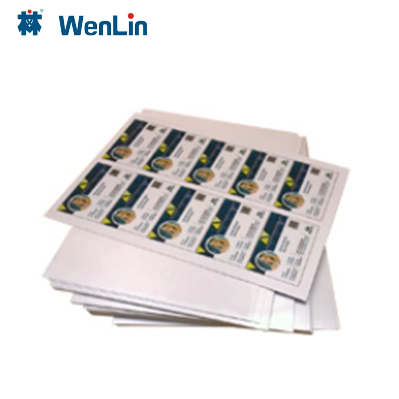 0.3/0.17mm Thickness Inkjet/laser/digtal Printable Pvc fusing sheet for cards