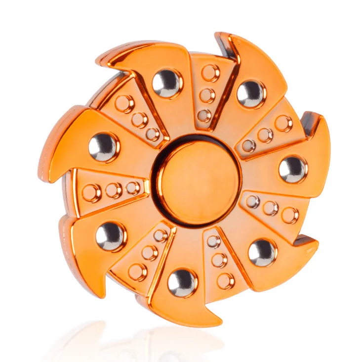 
Children patterned three leaf fingertip gyro decompression finger tip gyro toys 