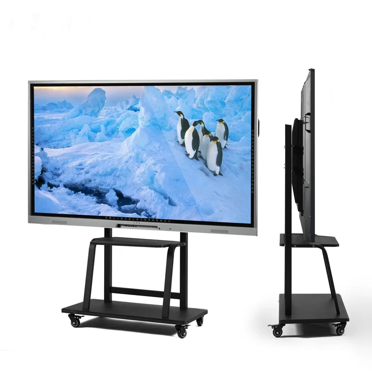 
65 Inch 20 Touch Points Smart Board Monitor Clever Touch Interactive Whiteboard for Digital Education Equipment 