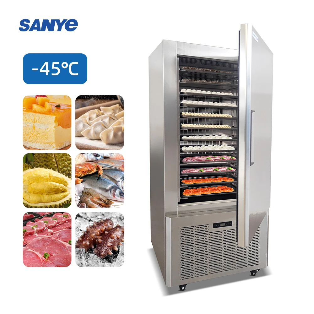 Quick Freezer Commercial Freezing Small Blast Freezer Chiller Refrigeration Machine Blast Shock Freezer Meat Cabinet