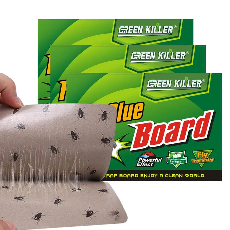 Strong Sticky Fly Boards Fly Stickers Mosquito Paper Pest Control