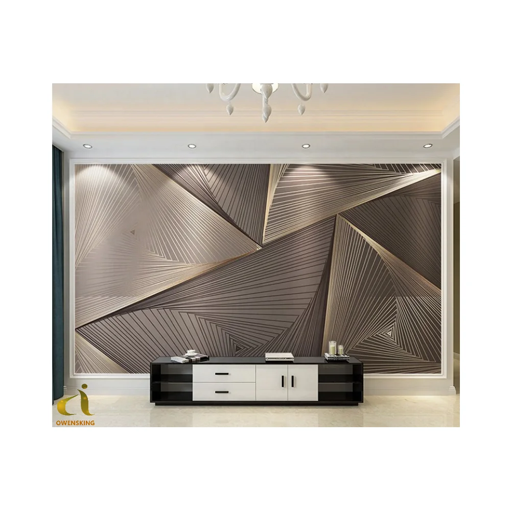 New Design Bedroom Wallpaper home wall decorative PVC wall panel