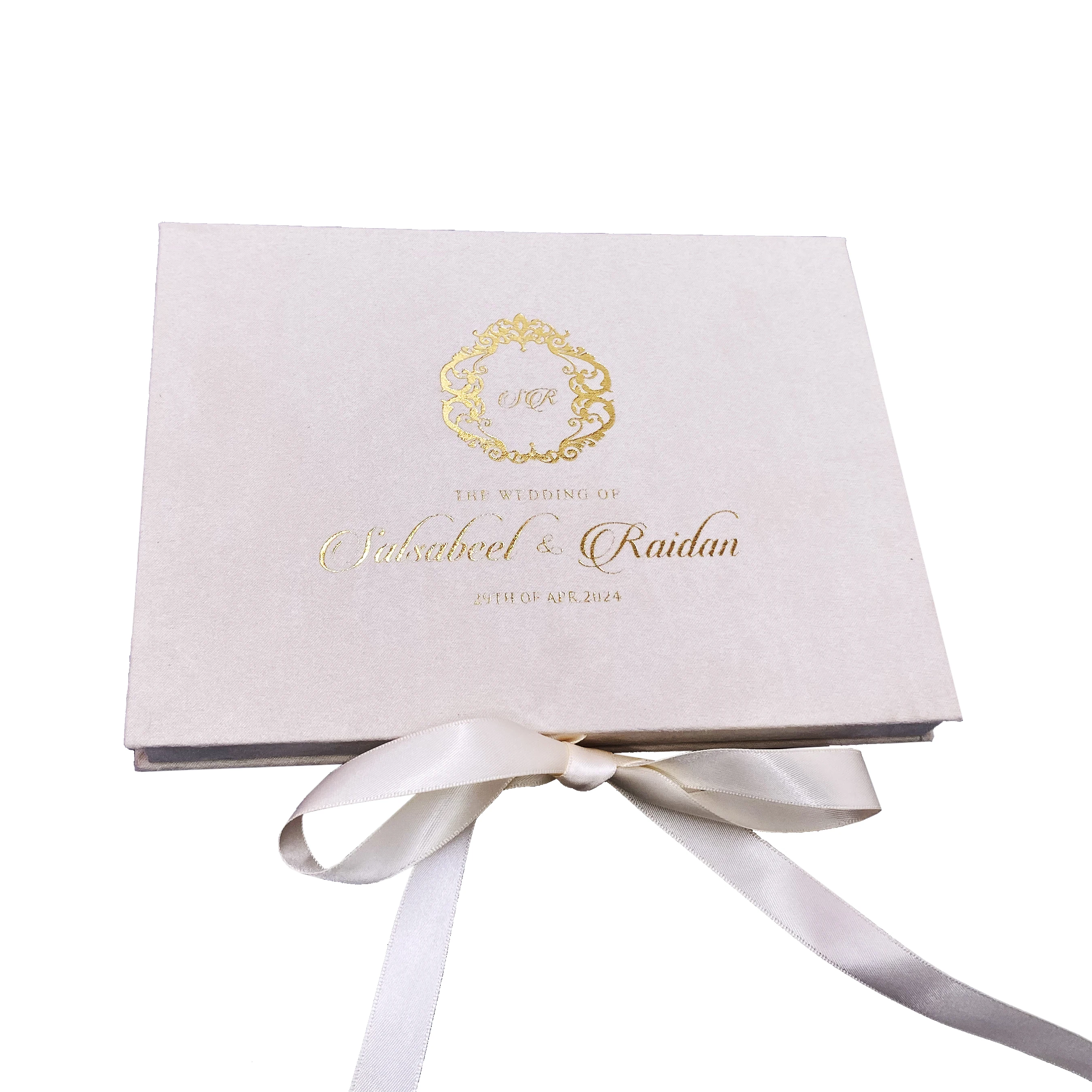 velvet box acrylic Premium Wedding Favour Invitations Wed Invit Boxes Card Printing Bridal Bridesmaid  Wedding Welcome Boxes