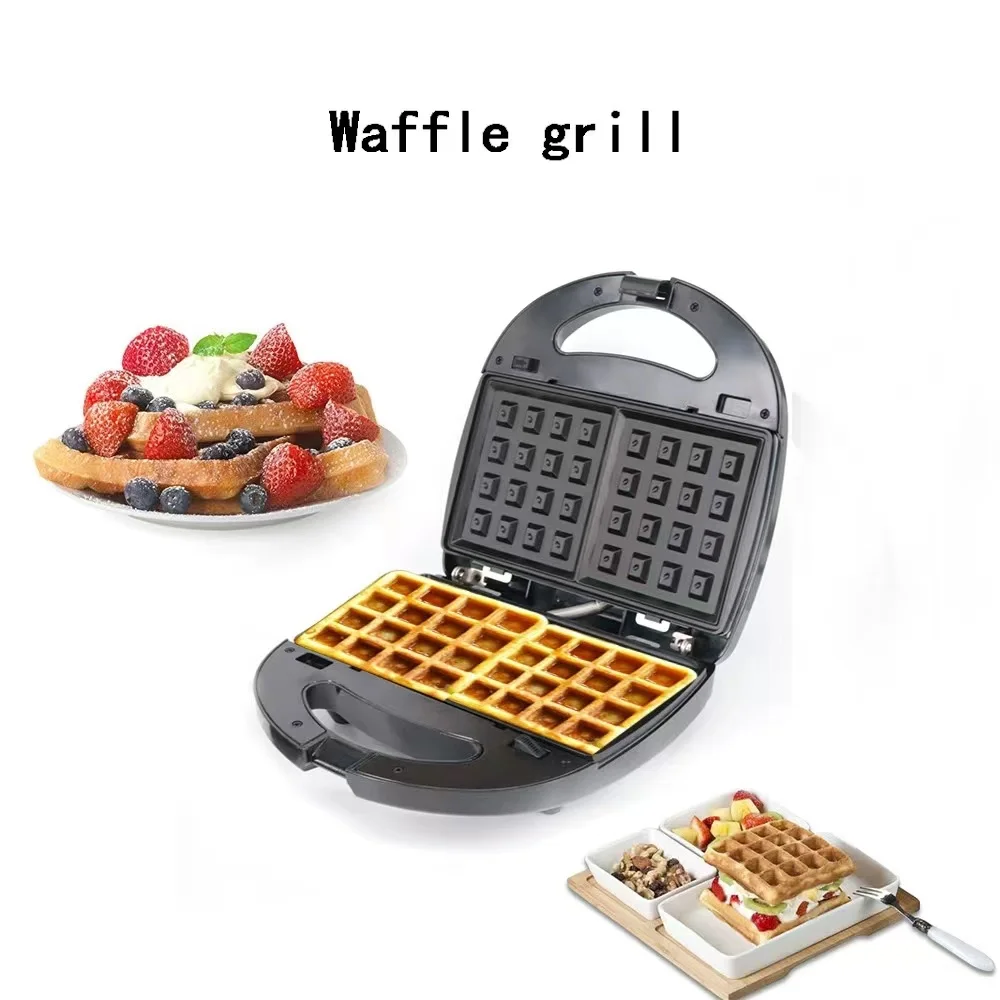 4 in 1 multi-function electric waffle maker  110v 220v electric Sandwich maker