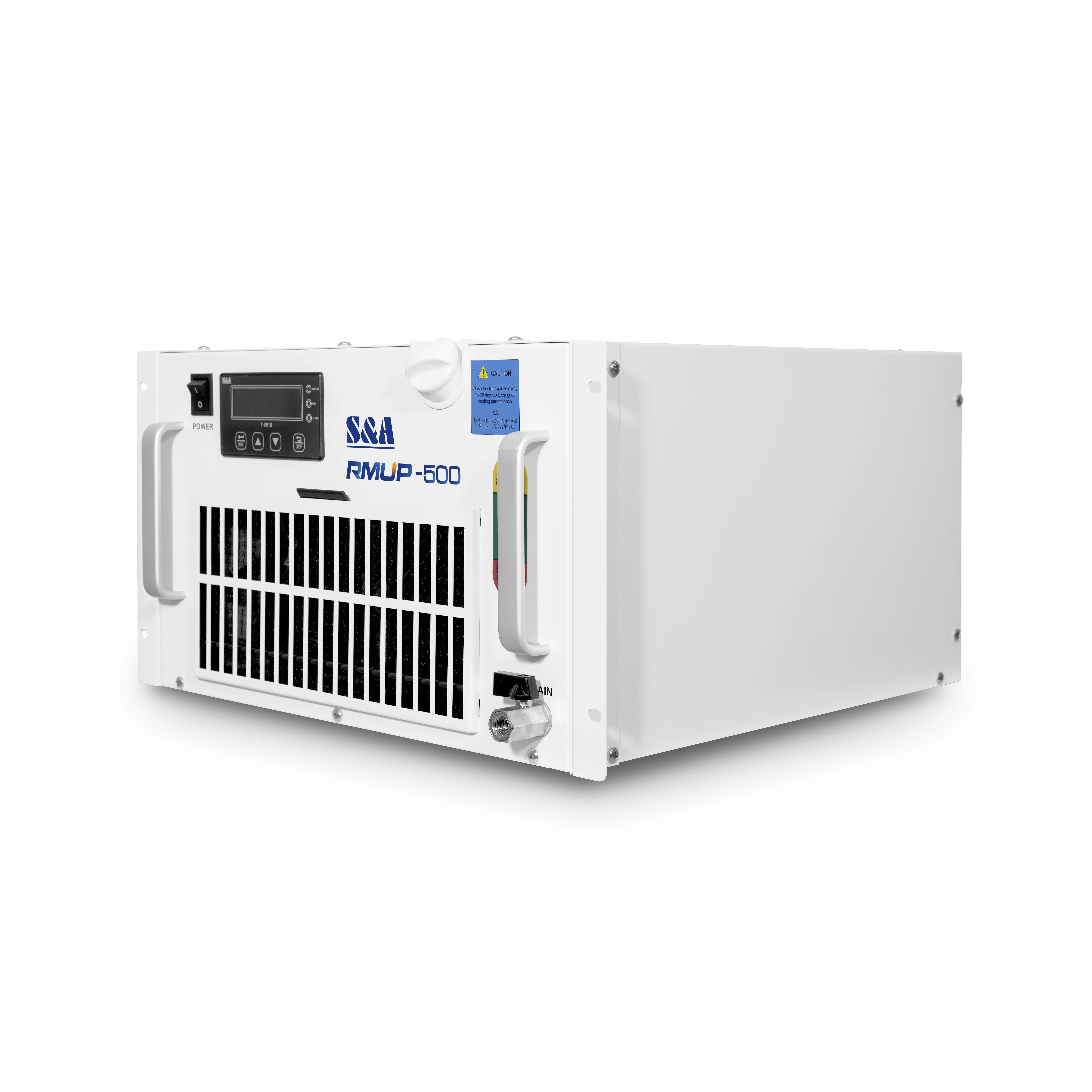S&A RMUP-500 0.72kW Dual Mode Smart Rack Chiller With Industrial Water Cooling System