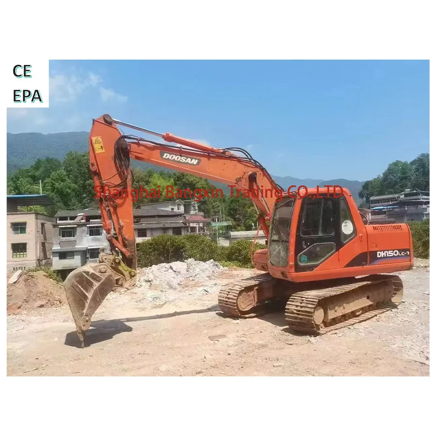 Экскаваторы 15 тонн подержанные Экскаваторные машины DH150LC-7 Doosan Китай