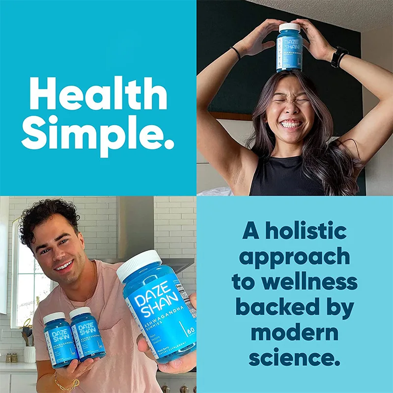 South Africa Drunk Eggplant Soft Candy Ashwagandha Gummy Amazon Hot Exclusive for Cross-Border Supply Fruit Soft Candy