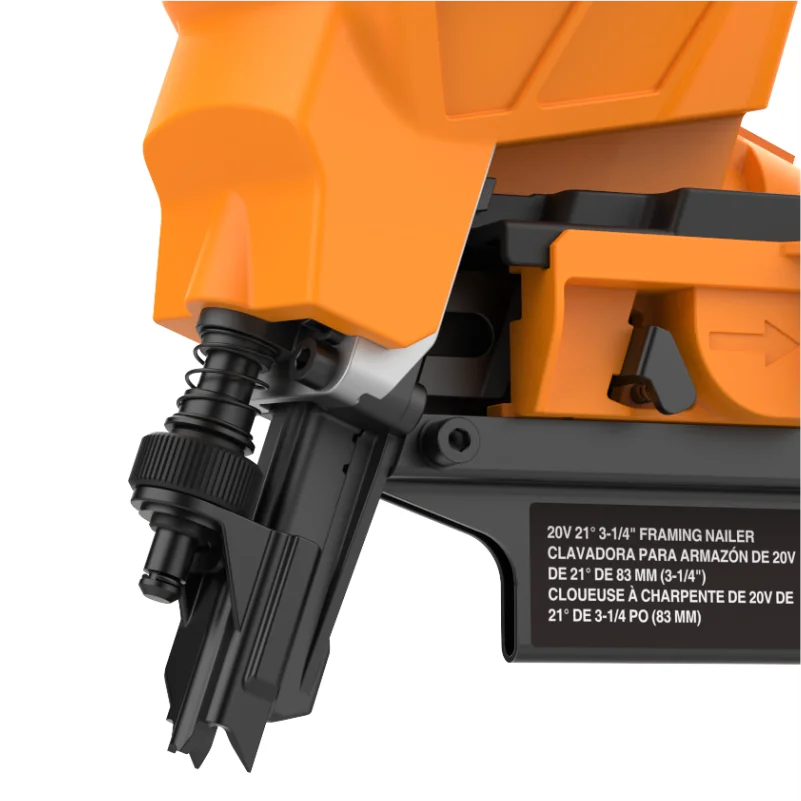 Freeman M18 21 Degree Round Head 2 1/2 Inch Battery Operated Electrical Cordless Nail Gun Machine Angle Framing Nailer