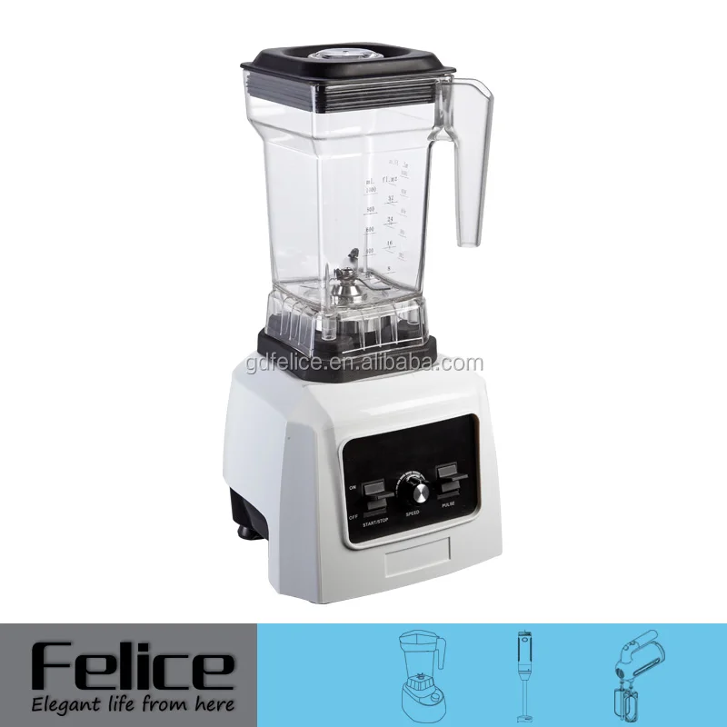 2000W Heavy Duty Professional Blender Kitchen Ice Grinding Smart Technology Mixer Electric Blender Plastic Pure Copper Motor 220