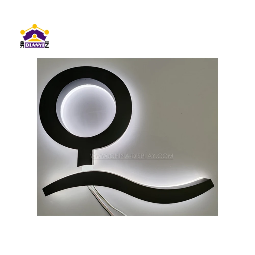 custom Building sign board design led letter Illuminated frontlit store front sign for business outdoor led sign for business