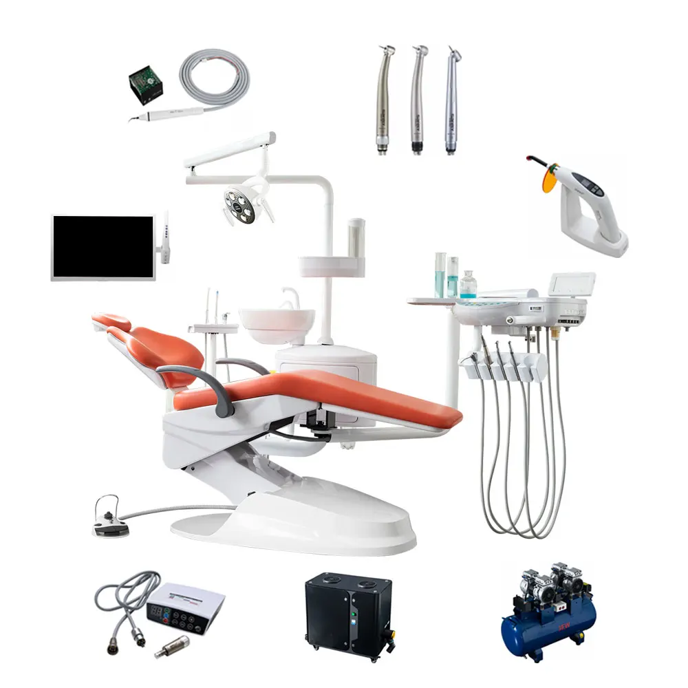 Safety  A1 2022 hot sale economic  multi functional dental unit price with portable dental x ray machine for dentist