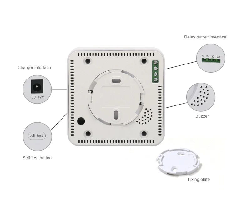 Dory Smart home and security equipment portable combustible personal lpg gas detector gas alarm detector