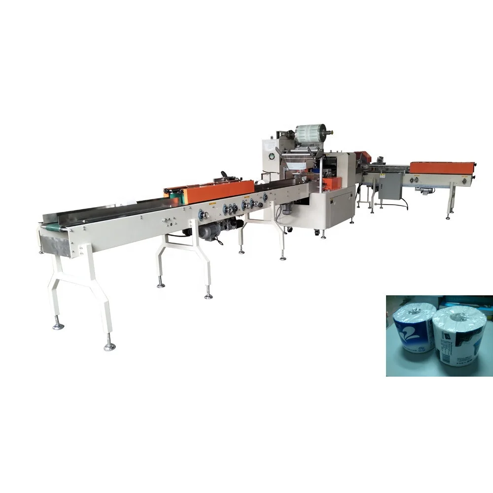Automatic single roll toilet roll paper packing machine price