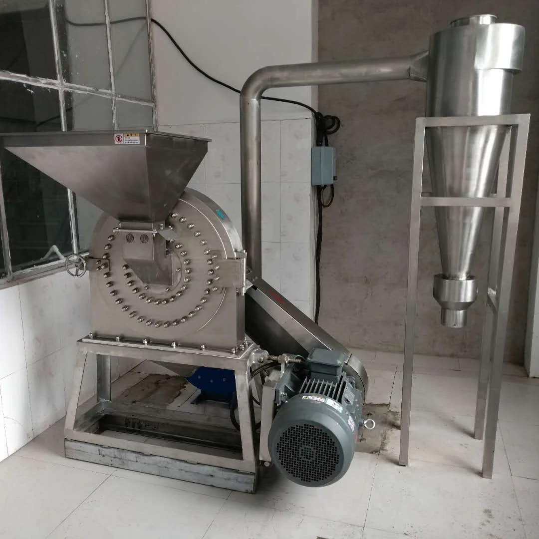 304 stainless steel cyclone herb grinder spice powder mill parsley shredder chopper