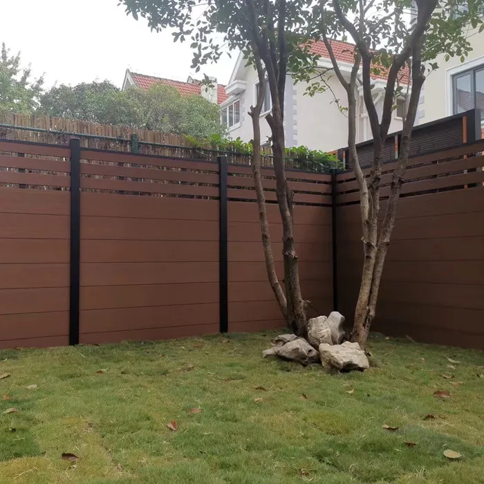 Composite wood wpc post upright column pole outdoor fence post