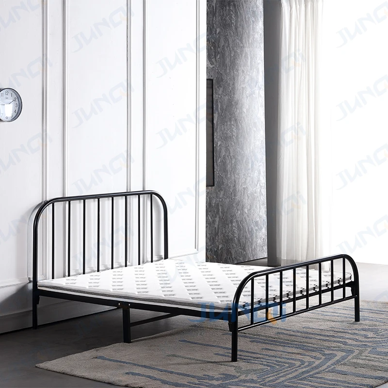 Cheap  prices Dubai market Modern folding single bed designs metal bed frame foldable metal iron bed