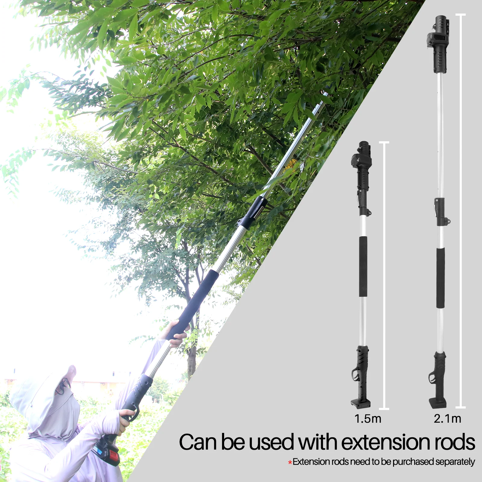 SWANSOFT Europe warehouse deliver 40mm electric pruning shears cordless garden scissors