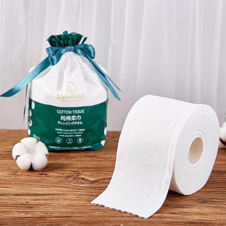 Factory hot sell cotton tissues spunlace nonwoven fabric non woven fabric rolls