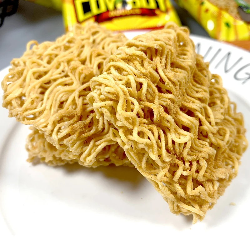 Customized-instant-noodles Crispy Noodles Snack BBQ Flavor Instant Noodle