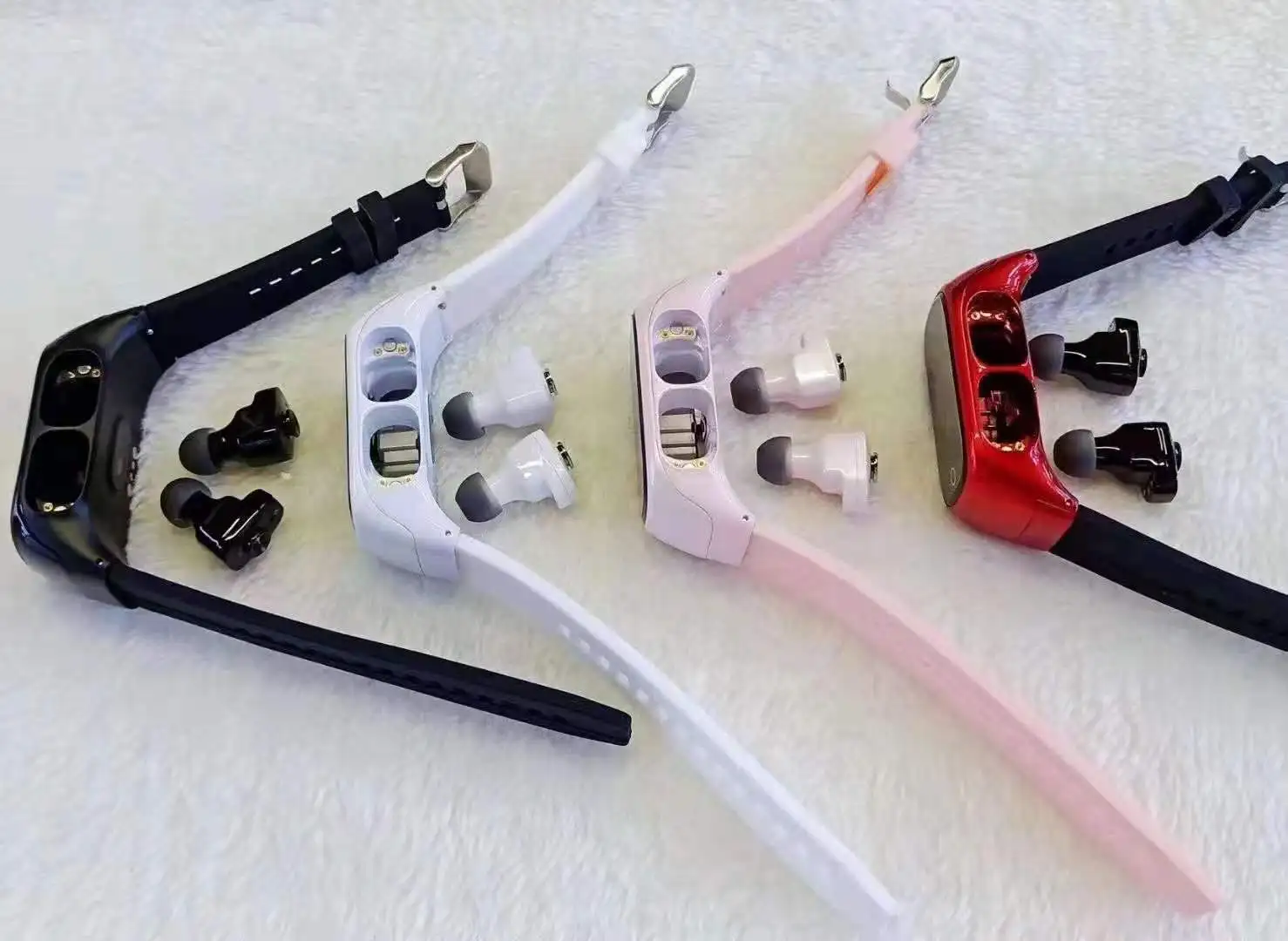 
2 in 1 TWS earphone smart bracelet smart watch music call remindermen women smartwatch earbuds N8 