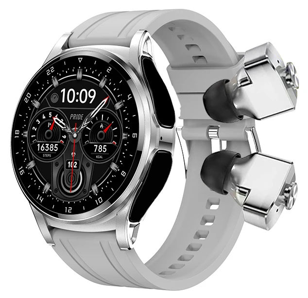 VALDUS 400 mAH 2 In 1 TWS Earphones Sleep Monitoring Smart Watch NFC Heart Rate SpO2 Blood Pressure More Sports Modes GT66