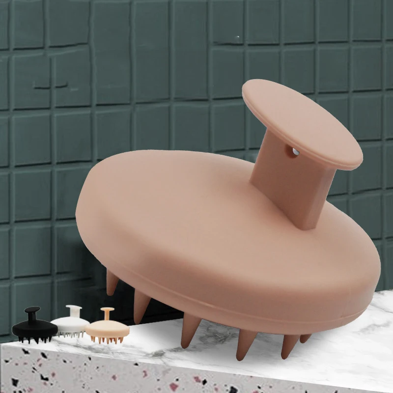 100% Food Grade Silicone Scalp Massage Hair Shampoo Scalp Brush