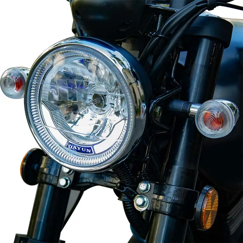 200CC Chain Engine Motorcycle Retro Latte Style Motorcycle DAYUN DY200-6F/LT