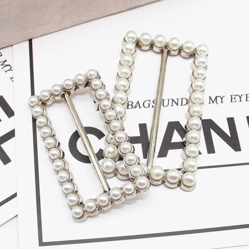 Fancy design apparel metal trims Rhinestone buckle Heart shape slide buckle for clothing for bag decoration