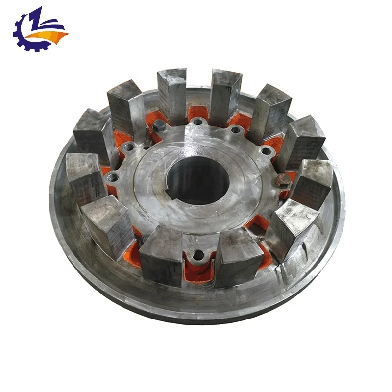 Custom Forged Alloy Steel Elastic Drive Shaft Coupling Flexible Coupling Rubber Block Coupling