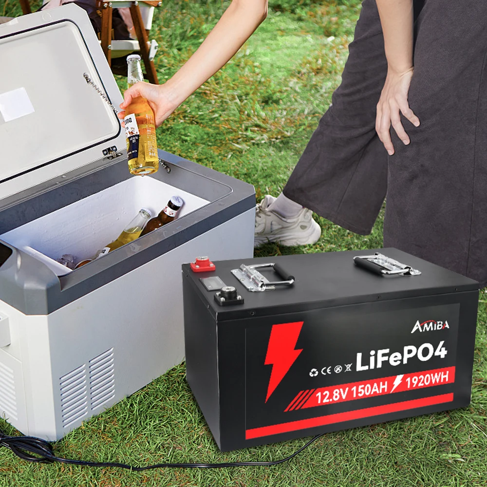 EU Stock 12v LiFePo4 Battery 50AH 100Ah 150Ah 200Ah Bluetooth for DIY Camping Car RV Boat Ship Solar Energy Storage System