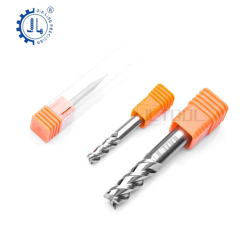 3 Flute Carbide End Mill Tool Square Nose Milling cutter 3 flute Solid Carbide End Mill for aluminium