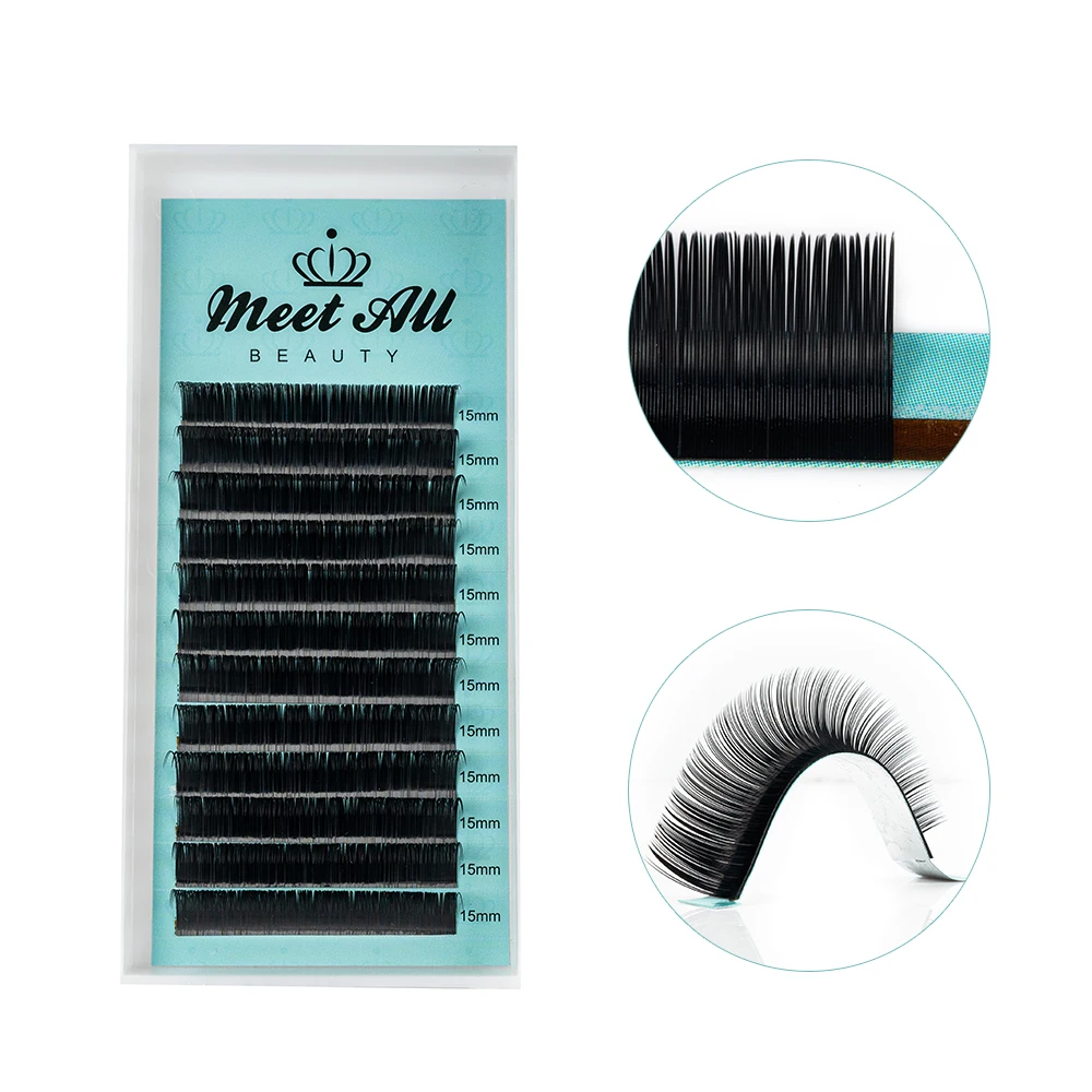 Factory Direct Sale Lashes Extension Grafting Eyelashes Individual Eyelash Extension 3d Mink Lashes Extension Tray Makeup Dd 8