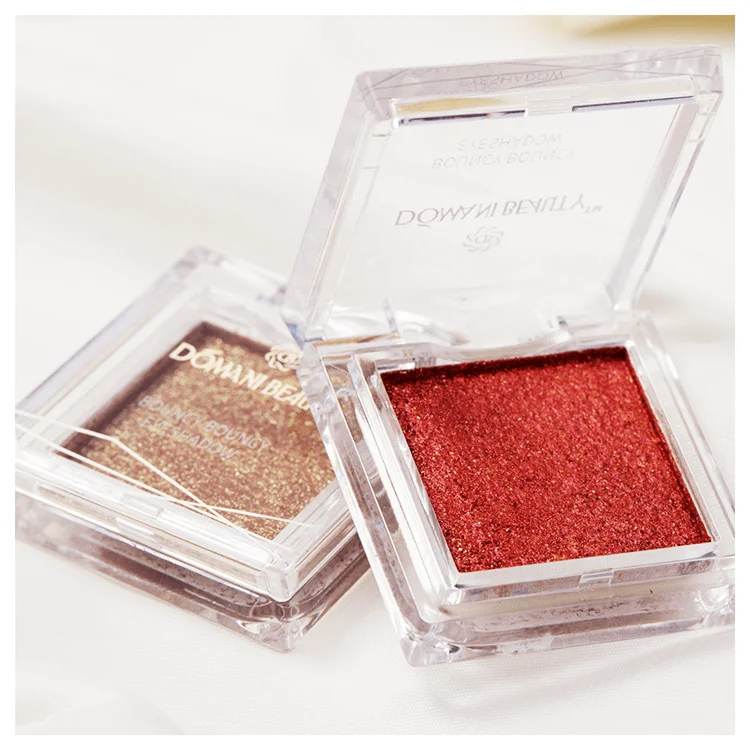 Domani Beauty Long Lasting Gold Custom Private Label Glitter Loose Pigment Cheap Red Makeup 11colors Single Eye Shadow Eyeshadow