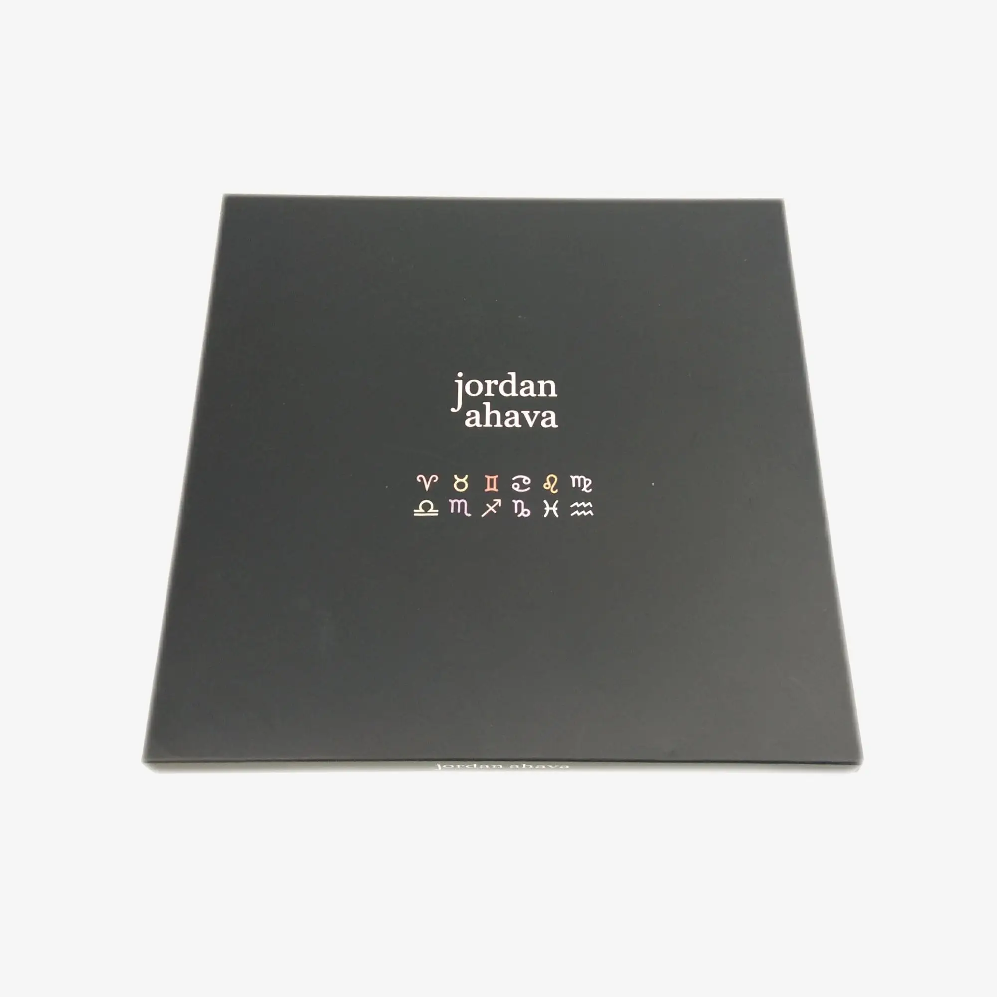 wholesale customized black foldable envelope boxes scarves packaging box