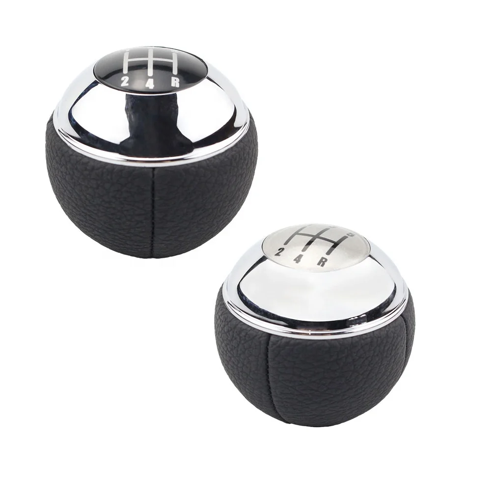 Car Manual MT Leather Gear Shift Knobs For BMW Mini R50 One D R52 R53 Cooper S 3 Doors 2001-2008