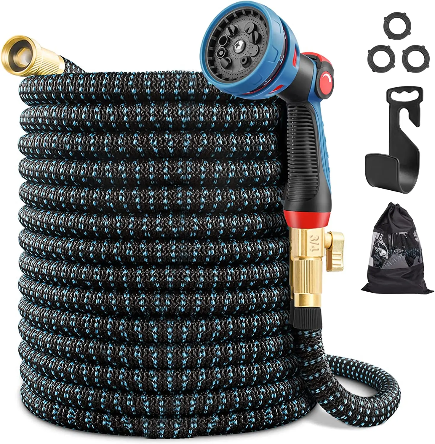 Expandable Hose Expandable Garden Hose Expanding 100FT Magic Pipe Water with Spray Gun 30 Meters Hose Set