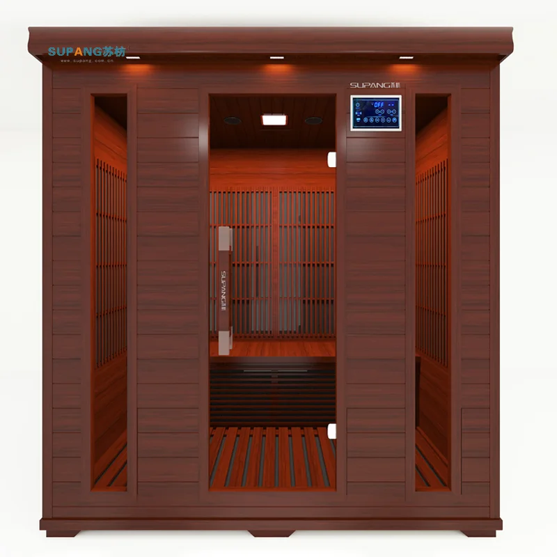 Healthland 4 Person room Wooden sauna room Indoor Far Infrared Sauna