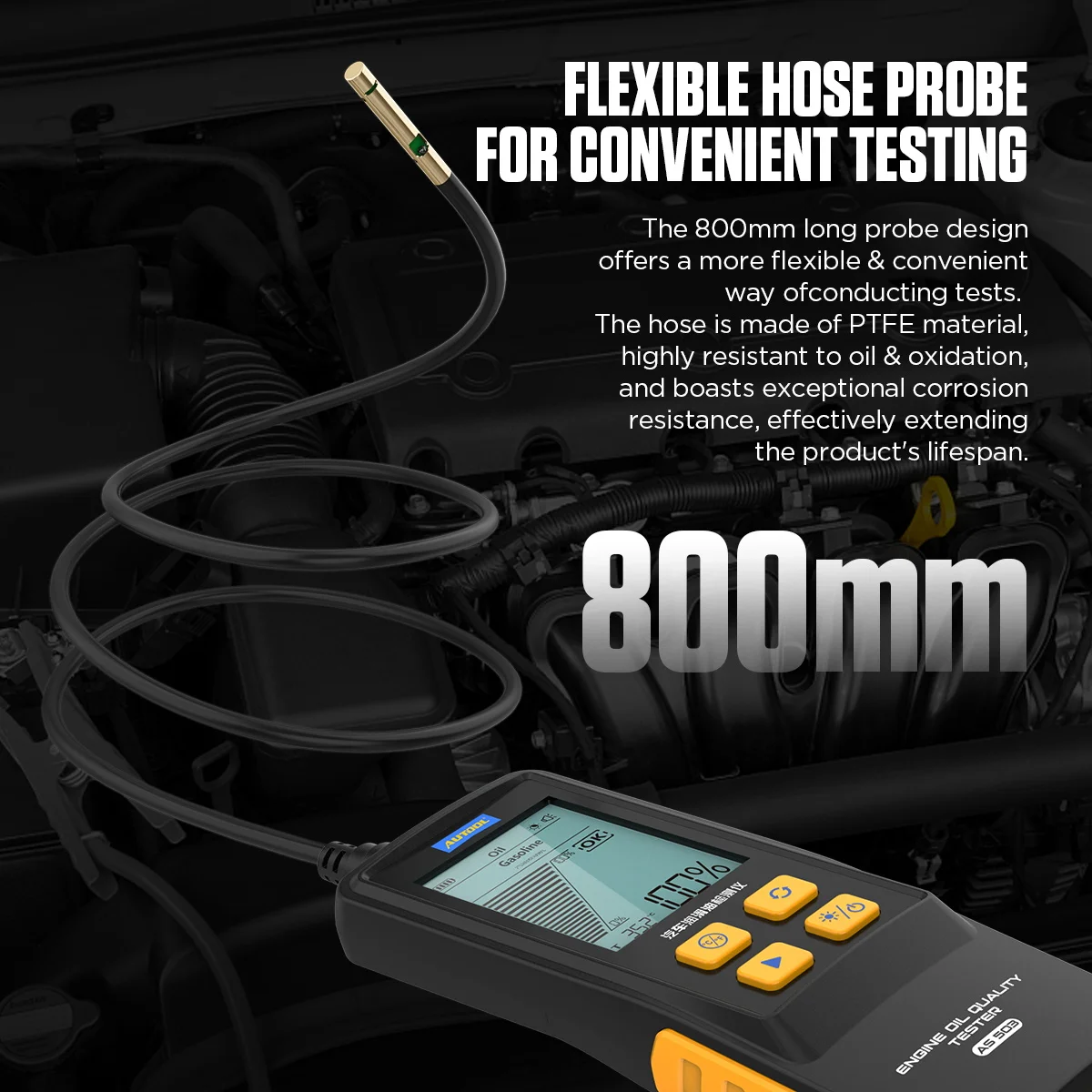 AUTOOL AS503 Vehicle Automotive Lubricant Lubricating Oil Analysis Testing Device Equipment