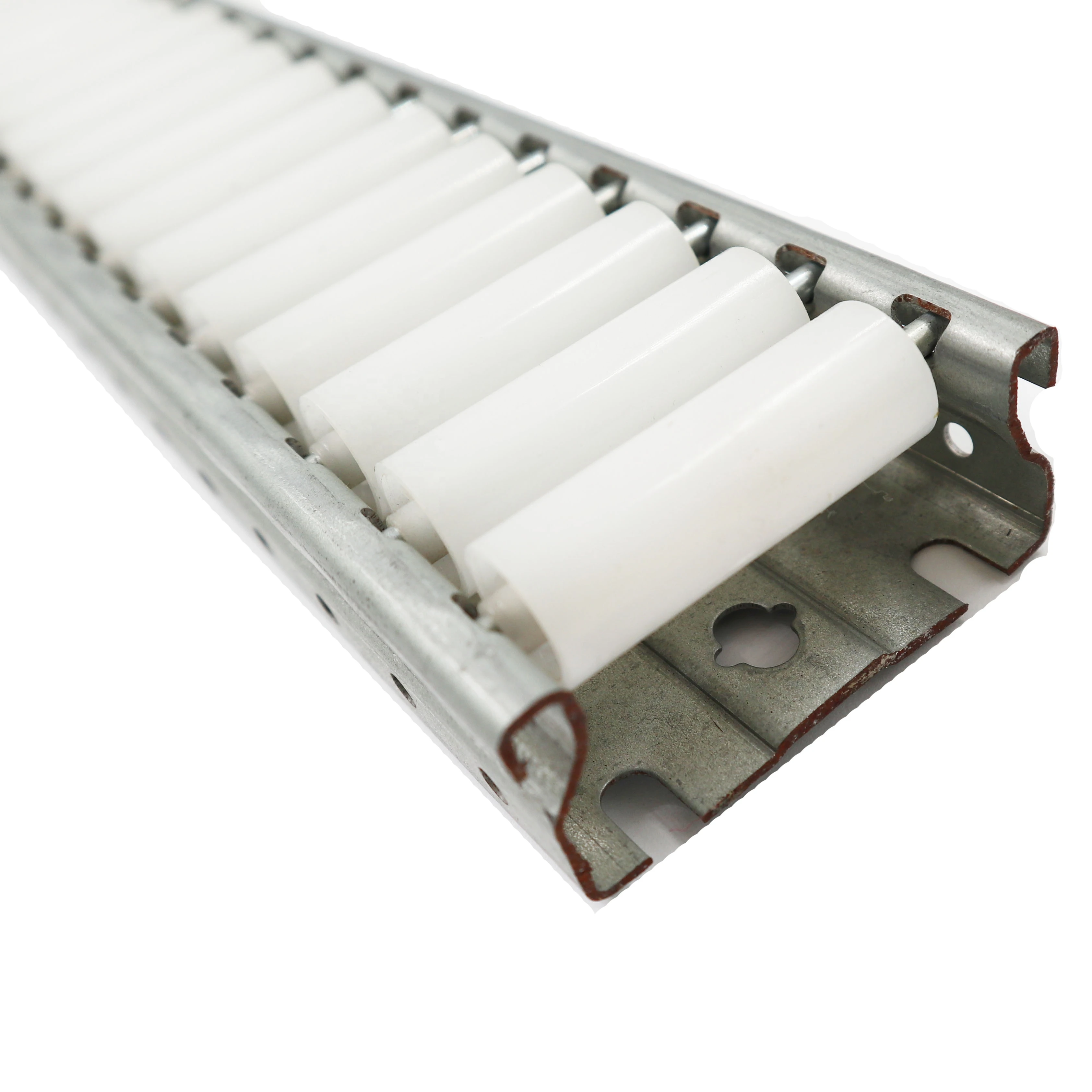 Gravity roller track conveyor wheel  tracks plastic roll for conveyor