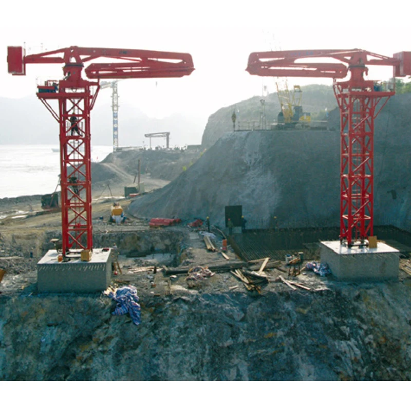 ZK portable elevator floor concrete spreader Great wall 68# hydraulic oil model concrete placing boom used concrete boom placer