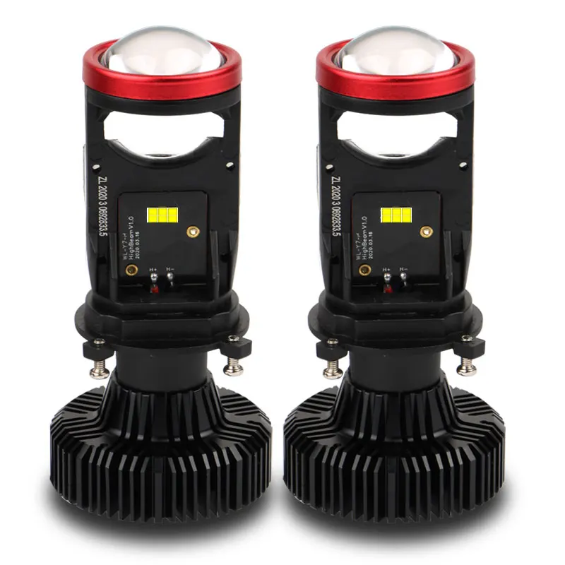 Y7 H4 светодиодные фары проектор Объектив вентилятор автомобиля