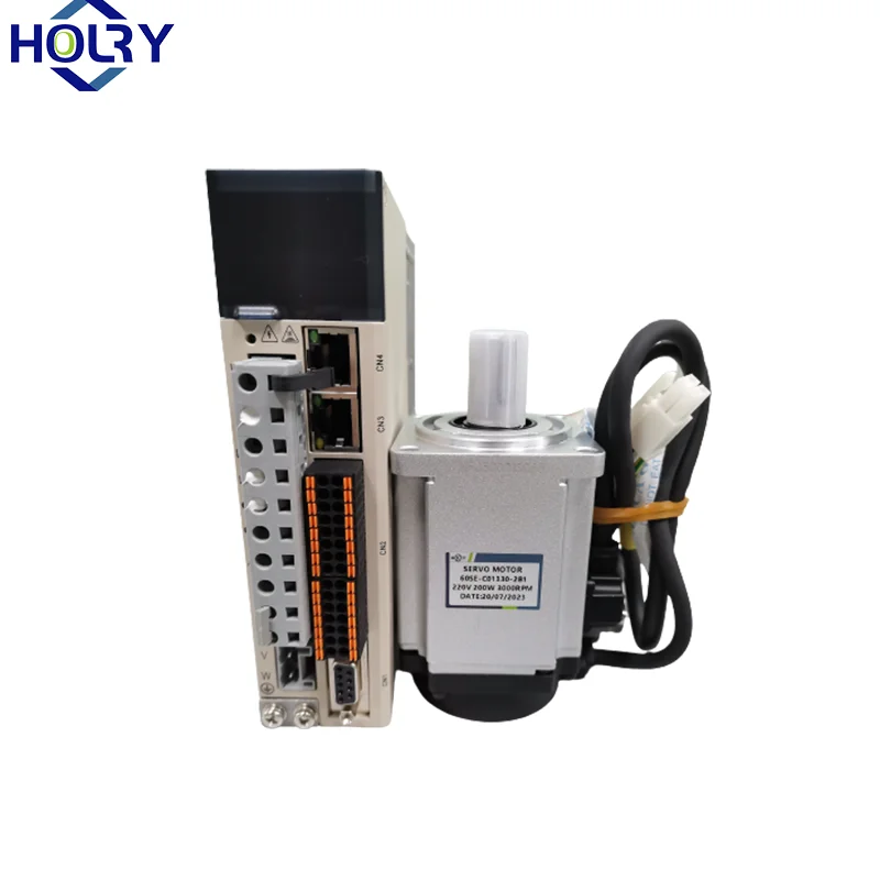 Premium Wholesale servo motor with drive 220 v ac input cnc controller 3000 rpm 0.5kw